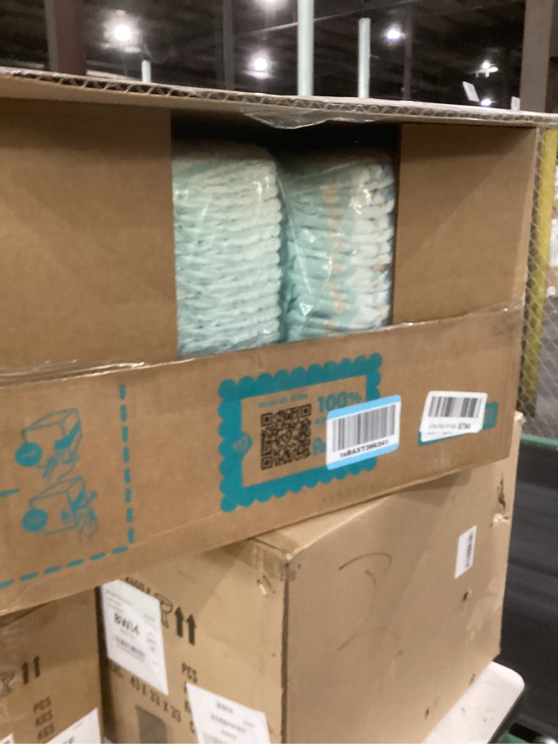 Condition photo showing New/Like New for pampers diapers - baby dry - size 7, 108 count, absorbent disposable infant diaper (packaging may vary) size 7 108