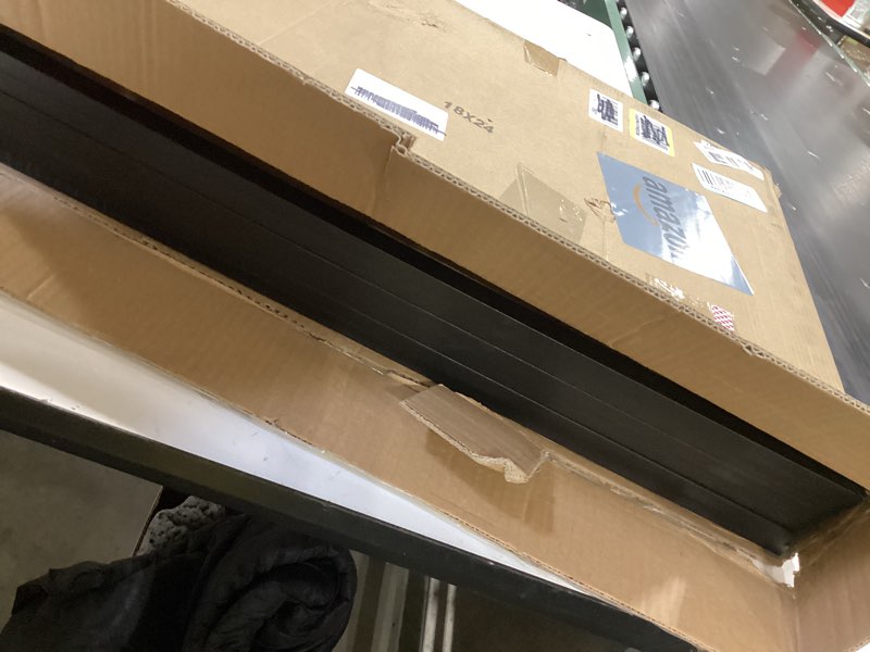 Condition photo showing Good Condition for PEALSN 18x24 Poster Frame Set of 6, Display Pictures 16 x 20 with Mat or 18 x 24 without Mat for Wall Mounting Display, poster frames 18 x 24 for Wall Decor, Black Black 18x24