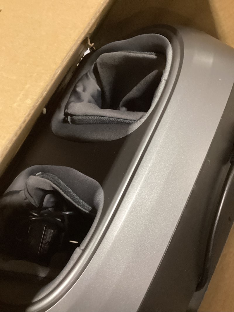 Condition photo showing Good Condition for kingjoy foot massager with heat for neuropathy, [2026 upgraded], deep kneading shiatsu foot massager for plantar fasciitis, fits up to men size 14, gifts for women mom men dad seniors gray