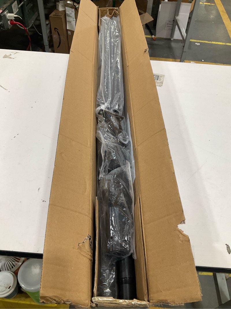 Condition photo showing Good Condition for aizesi extra long tension curtain rod 51-146 inch(4.25-12.16ft), heavy duty no-drill adjustable spring rod for patio window bathroom gazebo, never rust & easy install, 1.26in black black 51-146in-1p