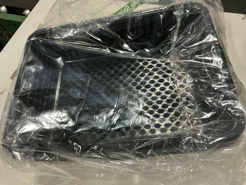 Condition photo showing Good Condition for zhehao 16 pack 14 x 10 x 4 inch paper organizer basket plastic storage plastic basket tray office file holder for office supplies (black)