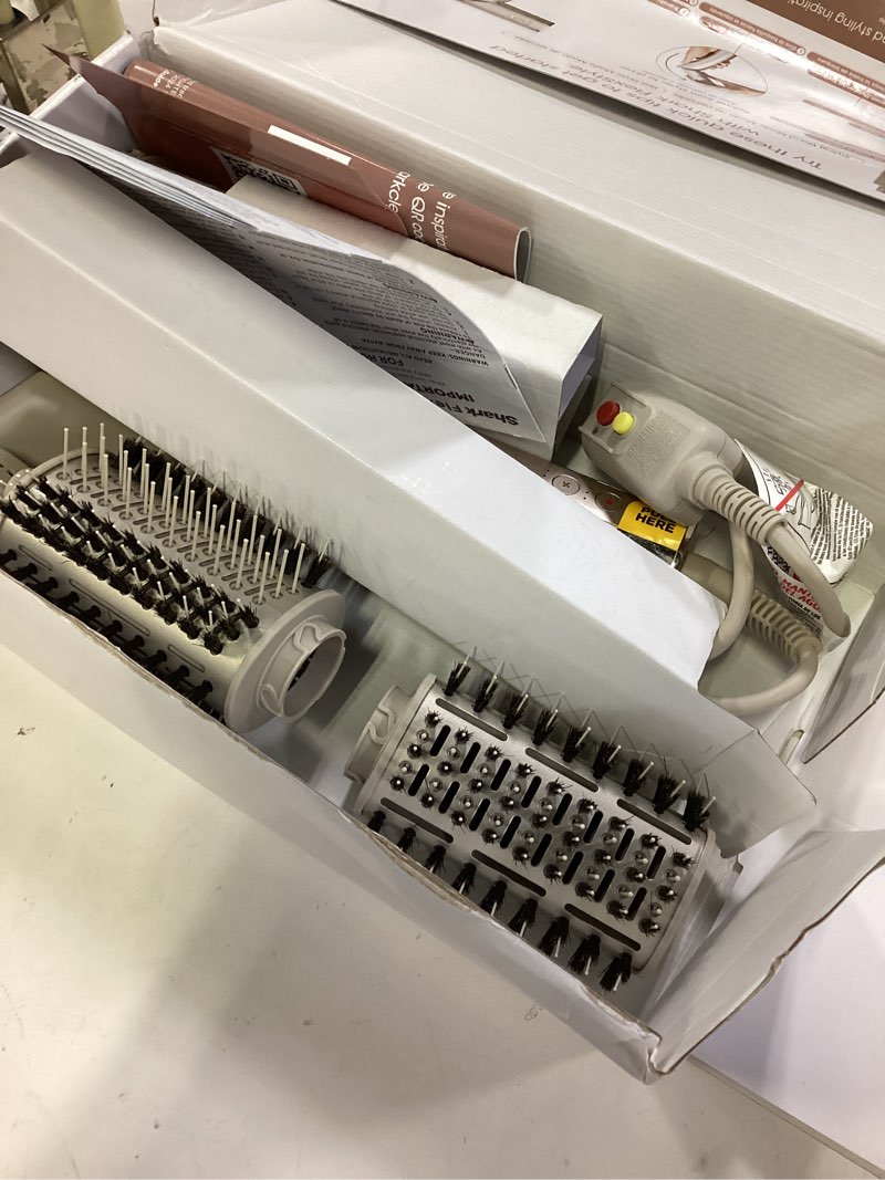 Condition photo showing Good Condition for Shark HD430 FlexStyle Air Styling & Drying System, Powerful Hair Dryer Brush & Multi-Styler with Auto-Wrap Curlers, Paddle Brush, Oval Brush, Concentrator Attachment, Stone Flexstyle-Straight & Wavy Hair