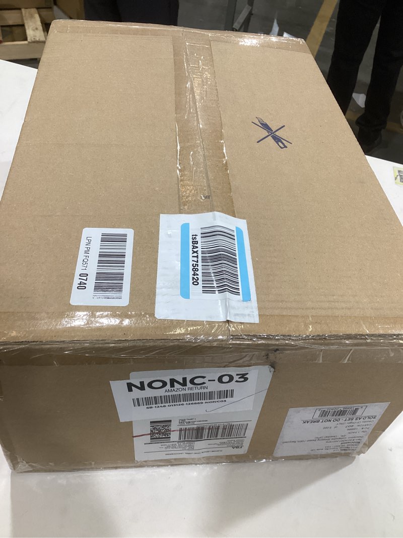 Condition photo showing Good Condition for CleverMade Collapsible Shopping Basket, Obsidian, 3PK - 24L (6 Gal) Reusable Plastic Grocery Shopping Baskets, Holds 25lbs Per Basket - Small Foldable Storage Crates with Handles Black - Shopping Basket - Pack of 3