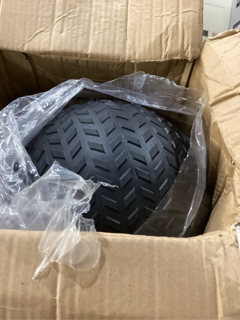 Condition photo showing Good Condition for yes4all slam balls, 10-40lb weighted ball weight, durable pvc sand filled workout dynamic slam ball for core strengthen black 10lbs