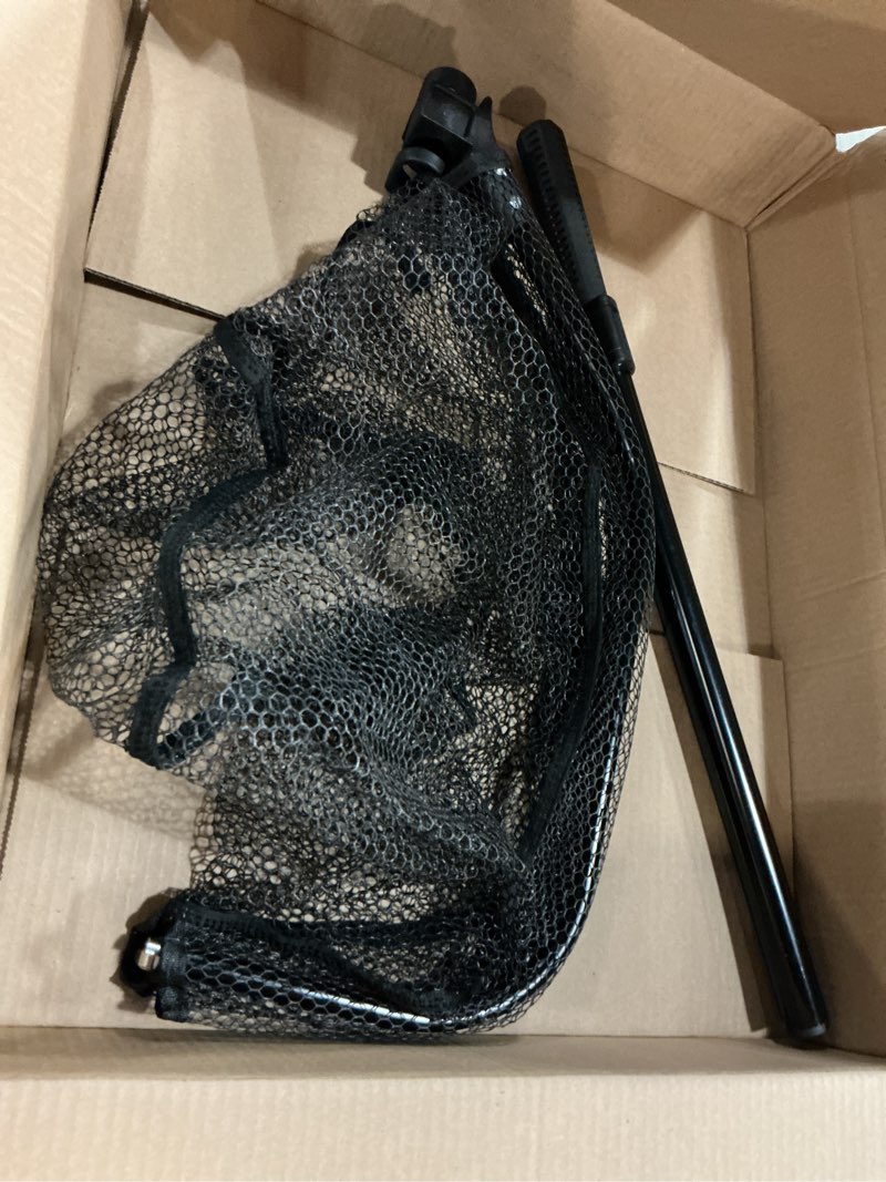 Condition photo showing Good Condition for 9ft/11.15ft extra long fishing net with telescoping handle, carbon fiber extendable landing net, dip net for fishing, crab nets for crabbing, rubber coated netting, holds up to 20lbs 9ft/108"