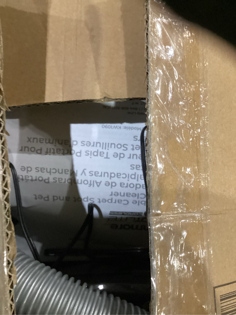 Condition photo showing As Is for Kenmore KW1090 SpotLite Go 24V Cordless Brushless Portable Carpet Spot Cleaner, 16Kpa Power Suction, 55Mins Runtime with Hose Cleaning Tool for Pets, Area Rugs & Couches