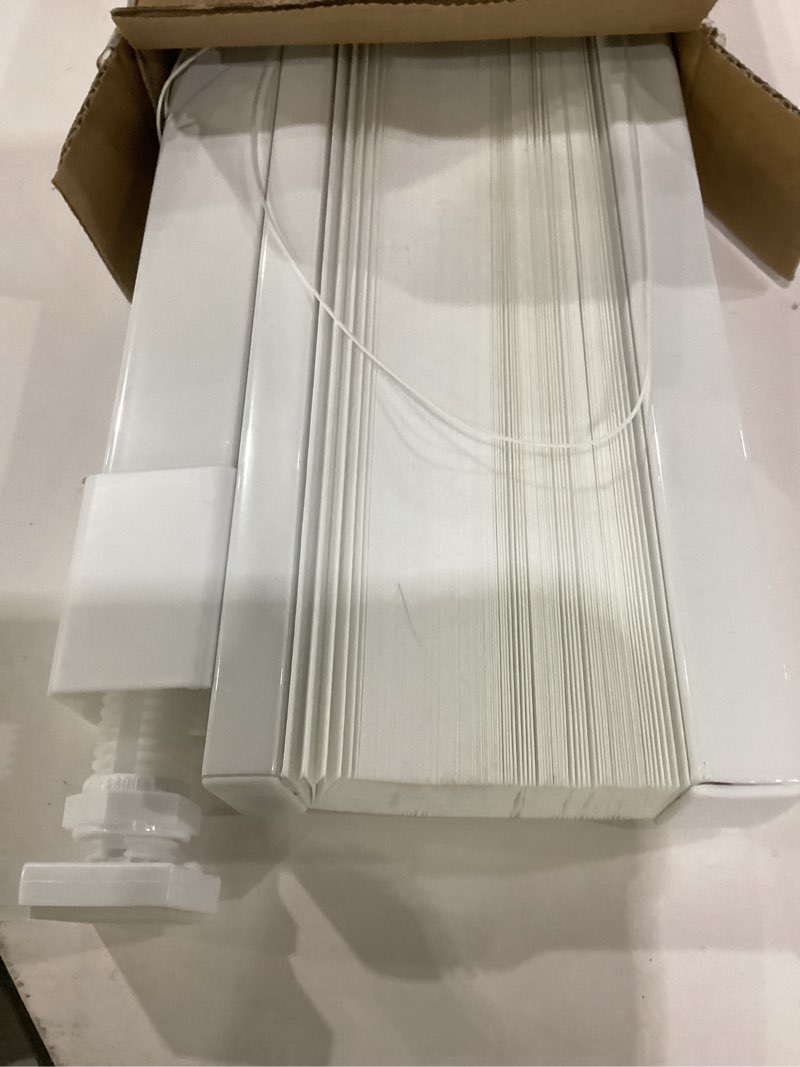 Condition photo showing As Is for lazblinds upgraded top down bottom up (tdbu) honeycomb blinds, no drill no tools easy install cordless cellular shades for windows 21" w x 72" h, white - light filtering light filtering - white 21"w x 72"h