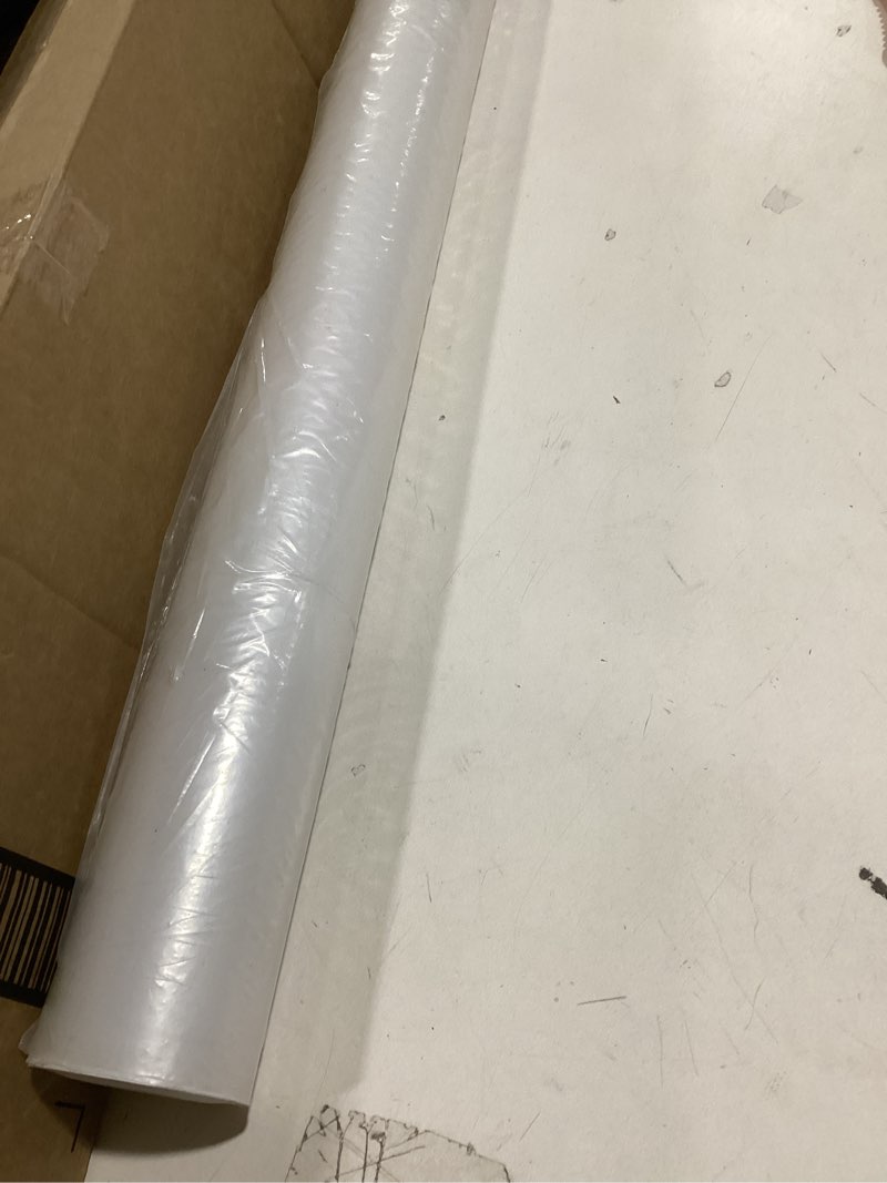 Condition photo showing Good Condition for white wrapping paper roll 24"x 1200" craft paper roll for drawing painting art supplies, white paper for easel poster bulletin board, kraft paper roll for packing moving, gift wrapping 24inch