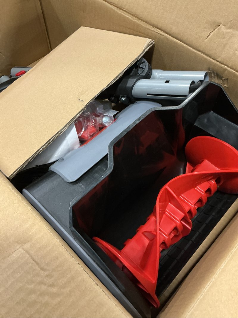 Condition photo showing As Is for EWORK Corded Snow Shovel 11-Inch 1200W 10A Powerful Electric Snow Shovels, 6-Inch Clearing Depth, 23-Foot Max Throw Distance, Power Snow Blower for Driveway, Steps, Sidewalk, Porch 1200W 10A Corded Snow Shovel
