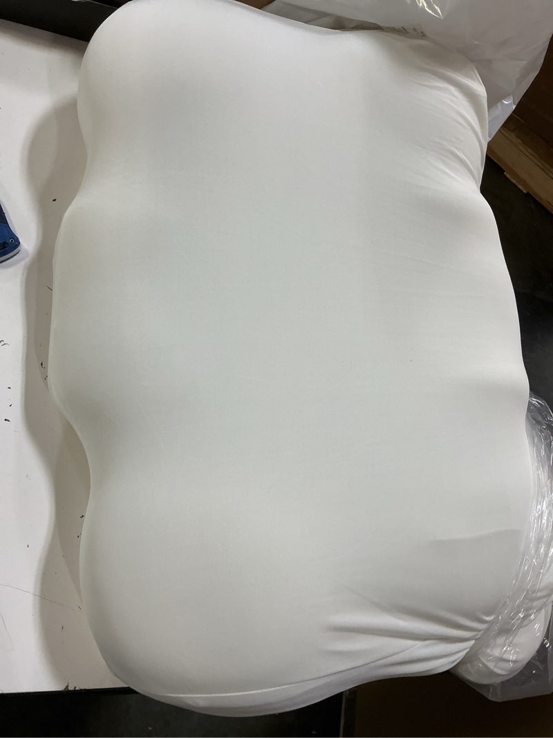 Condition photo showing Good Condition for new 2.0 cloud pillow, ergonomic memory foam pillow, adjustable cervical neck support pillow with breathable pillowcase for side back stomach sleepers