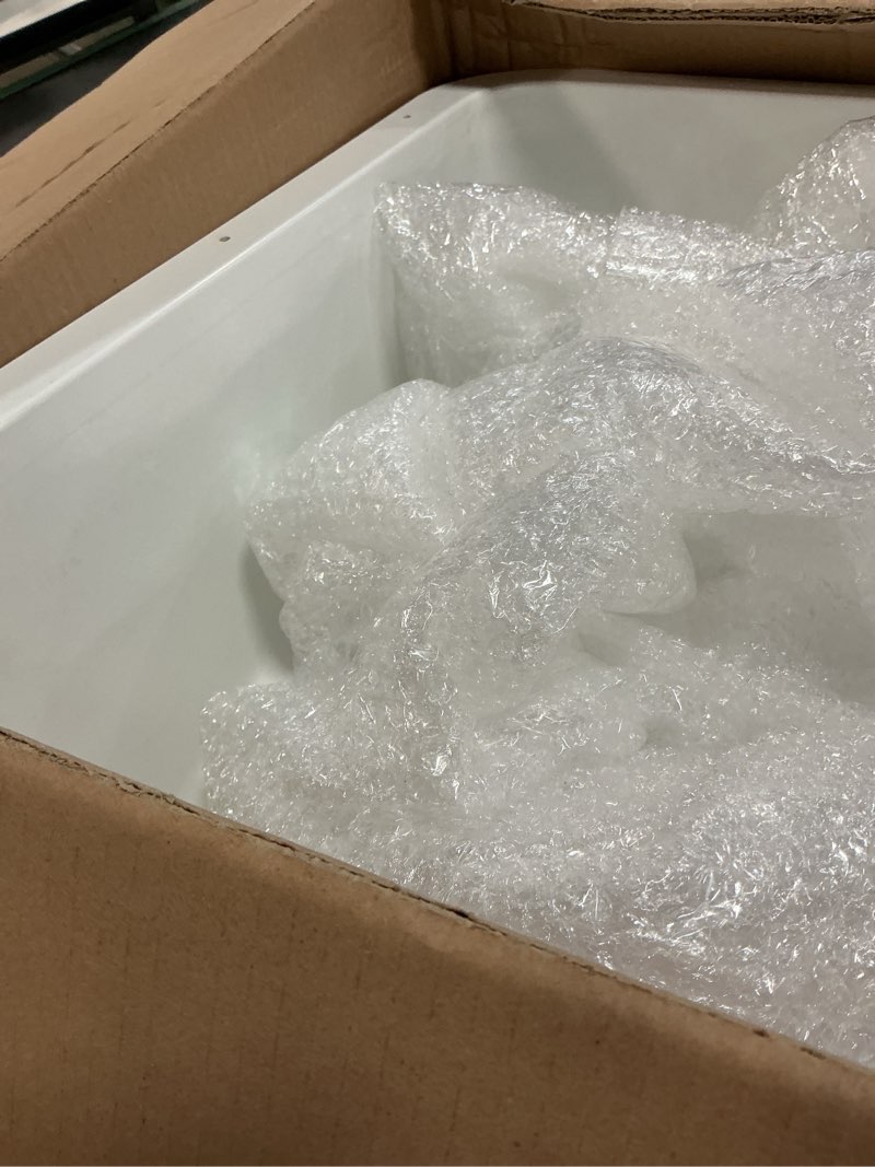 Condition photo showing Good Condition for Lavatory Shield, White ABS Lavatory Shroud Bathroom Sink Cover with 7 Flat Head Self Tapping Screws for Concealing Pipes and Under Sink for Easy Installation Fits Standard Basin Dimensions