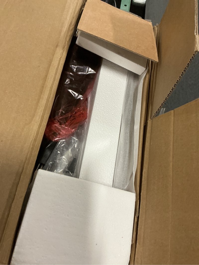 Condition photo showing New/Like New for Huuger 63 Inch TV Stand for 55, 65, 70 Inch TV, Long Dresser TV Stand for Bedroom, Black LED TV Stand with Power Outlets, Fabric Drawer Dresser with Storage, Entertainment Center for Living Room 63 inch Black