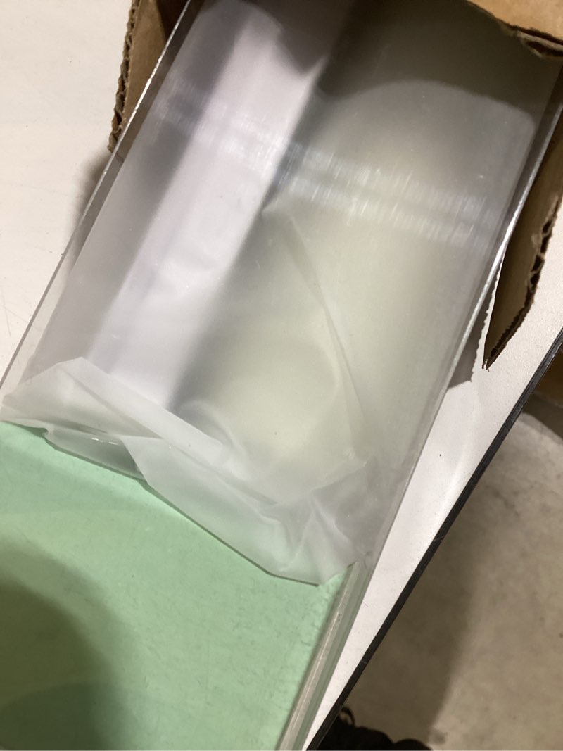 Condition photo showing Good Condition for Cordless Roller Shades Blackout Blinds for Windows Room Darkening Rolled Up Shades with Spring System, UV Protection Window Shades Door Blinds for Home and Office (21" W x 72" H, Ivory) 21"W x 72"H Ivory