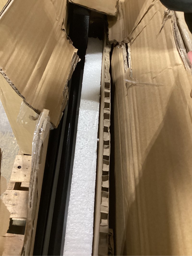 Condition photo showing As Is for Outdoor Grill Table, Foldable Pizza Oven Stand & Griddle Stand with Garage Rack & Tissue Holder, Folding Outdoor Prep Table for Gathering and Party, 30" x 24", Stainless Steel Silver