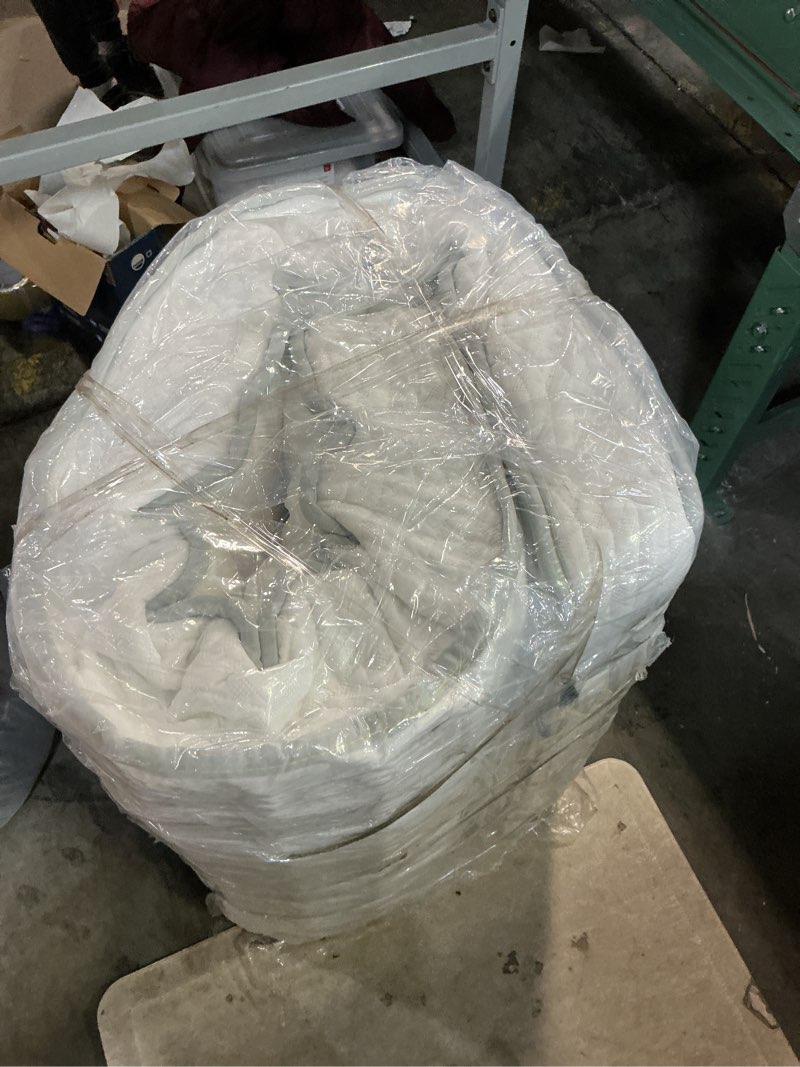 Condition photo showing As Is for Zinus 8 Inch Foam and Spring Hybrid Mattress [New Version], Twin, Fiberglass Free, Medium Firmness, Durable Support, Certified Safe Foams & Fabric, Mattress in A Box White Twin 8" New Small Box