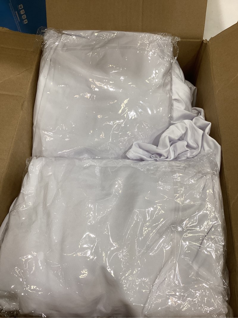 Condition photo showing Good Condition for Cocktail Table Covers-Spandex Round High Top Table Cloths 6 Pack 32x43 Inch-White Stretch Fitted Bar Tall Tablecloth for Pub Bistro Highboy Party Event Banquet Height Folding Satnding Tables White 32" x 43" | 6 Pack