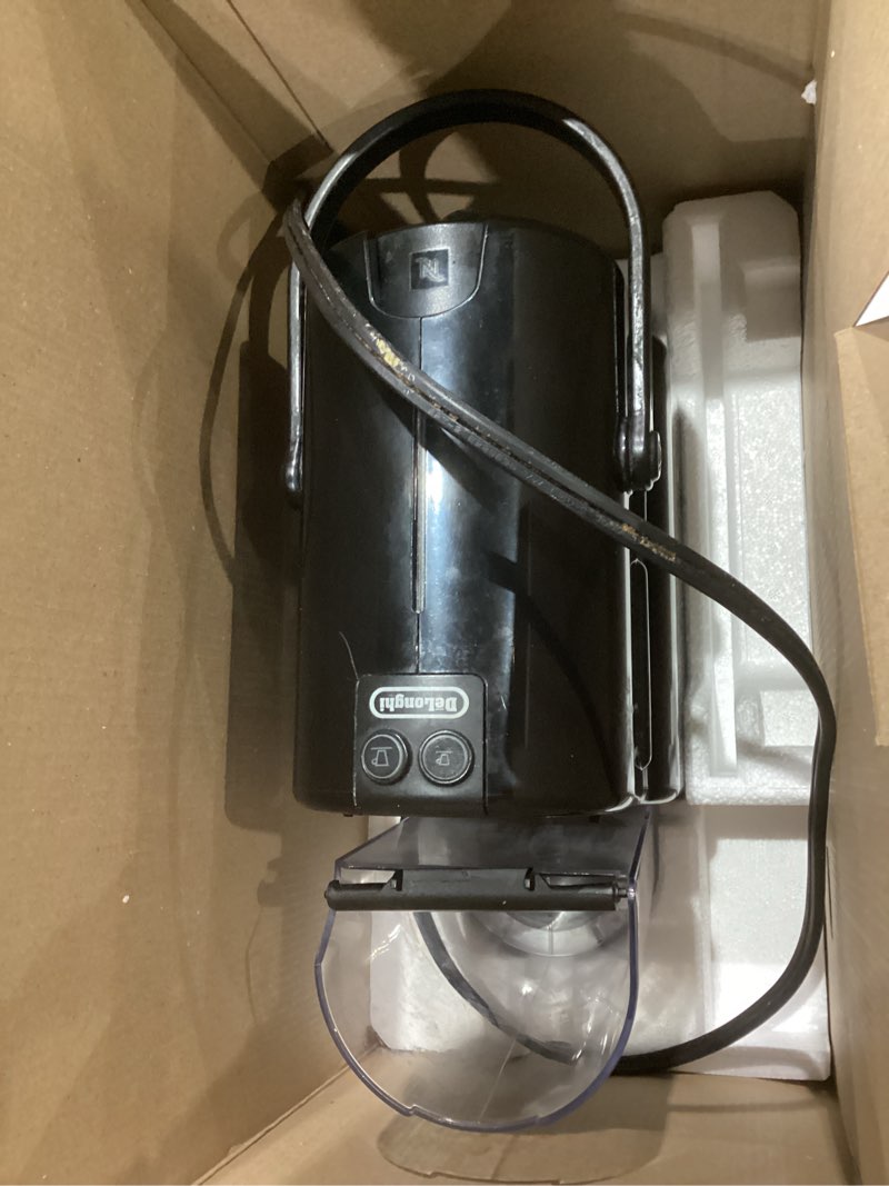 Condition photo showing As Is for Nespresso Inissia Espresso Machine by De'Longhi,24 oz, Black Machine Only Black