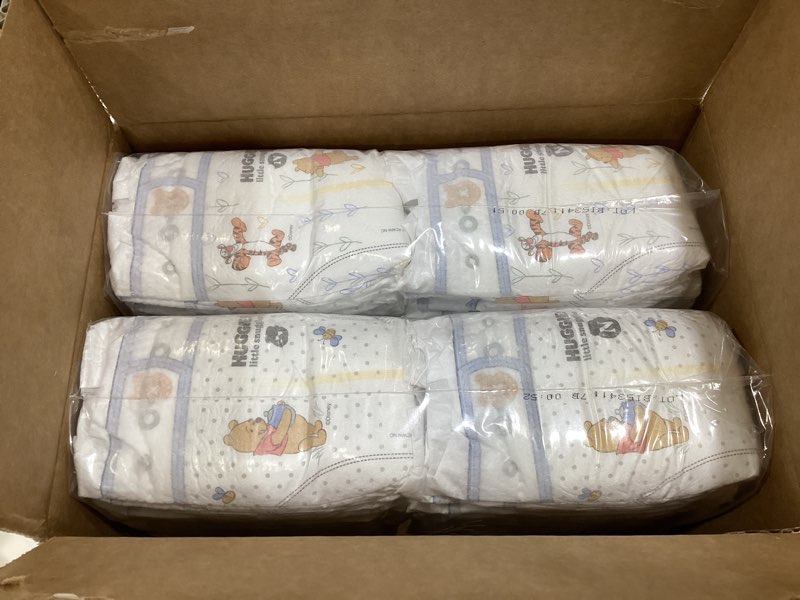 Condition photo showing New/Like New for Huggies Little Snugglers Diapers - Newborn - 84ct