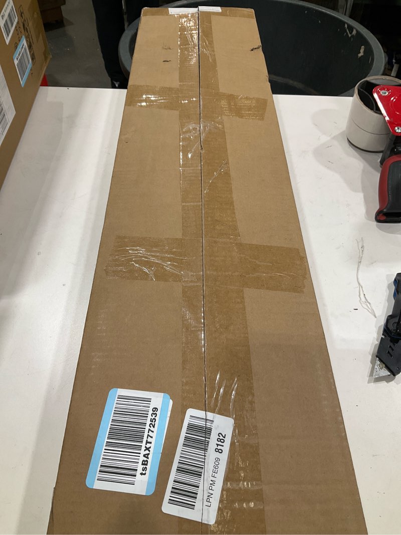 Condition photo showing Good Condition for GRLEAF 35" Adjustable Height Narrow Console Table with Power Outlets, Long Sofa Table with Charging Station Behind Couch Table Skinny Entryway Table for Living Room, Hallway and Office – Black Black 1