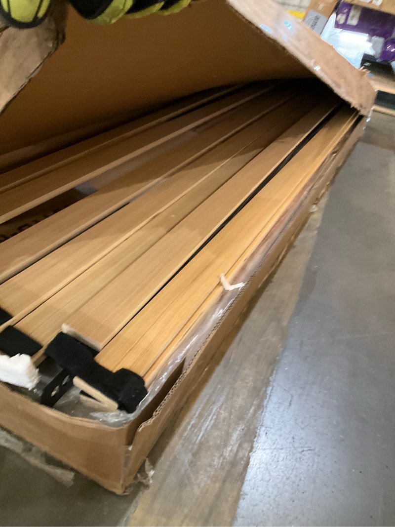 Condition photo showing Good Condition for garvee king size bed frame with adjustable headboard, linen upholstered king platform bedframe with strong wooden slats, mattress foundation, no box spring needed, easy assembly beige king (u.s. standard)