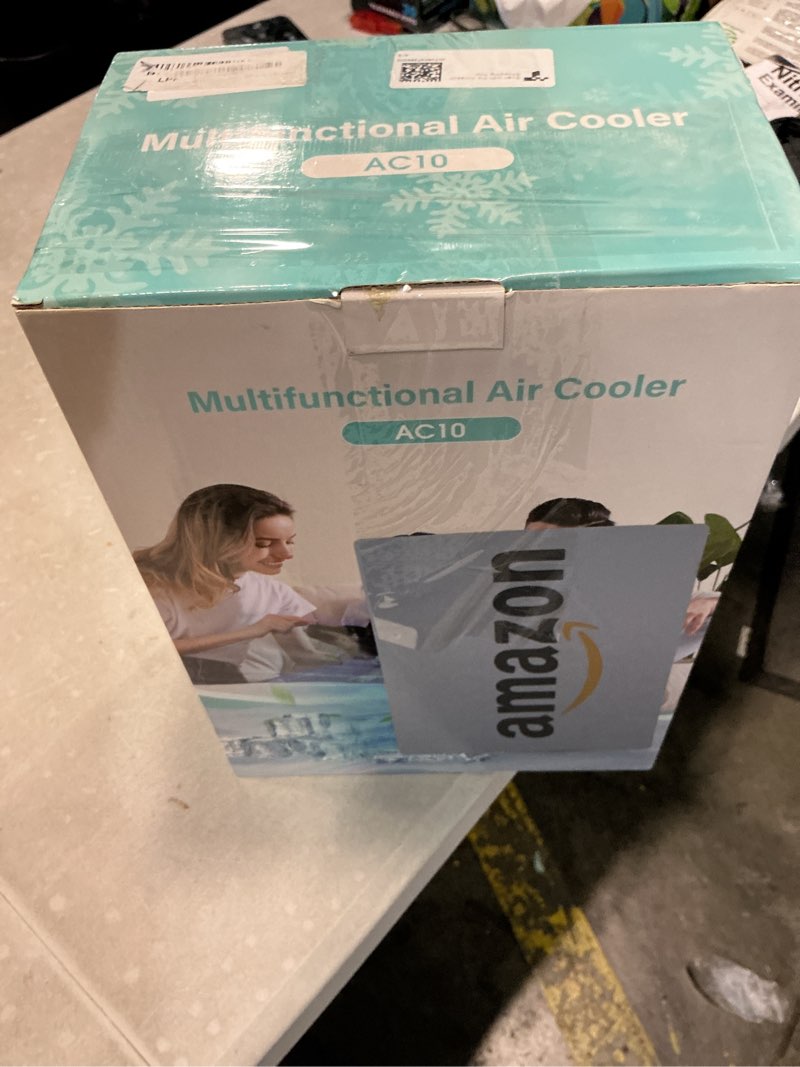 Condition photo showing Good Condition for ai portable air conditioners fan,tytab evaporative mini air conditioner,portable ac air cooler with 4 in 1 humidifier fan conditioner 7 colors light, 3 speed ac portable for room bedroom office desk