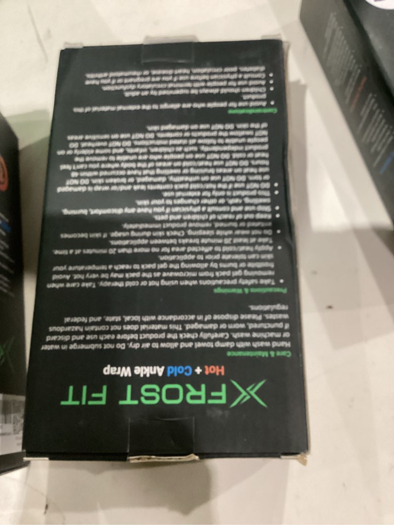 Condition photo showing Good Condition for Ankle Hot/Cold Wrap - Gel Ice Pack for Pain Relief, Achilles Tendonitis, Top of Foot and Heel, Sprained Ankle HotColdWrap