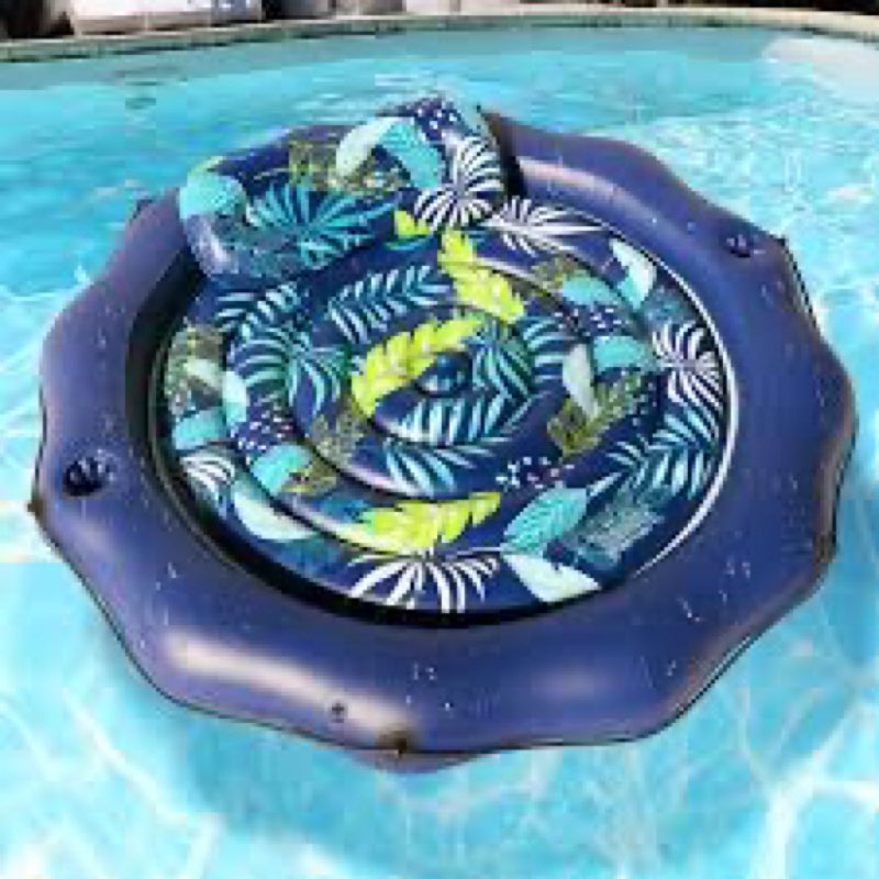 (2 pcs)Zoostliss Tanning Pool Lounger Float Inflatable Pool Floaties Adult for Outdoor Backyard Swimming