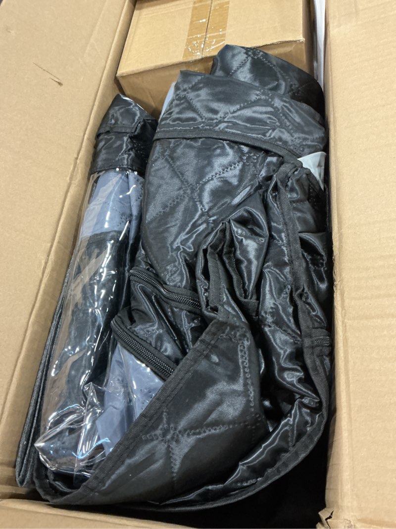 Condition photo showing Good Condition for Upgraded Sauna Box for Relaxation, Detoxification, Portable Sauna for Home with Steamer, Remote Control, Folding Chair, 9 Levels, 2.6’ x 2.6’ x 5.9’ Black