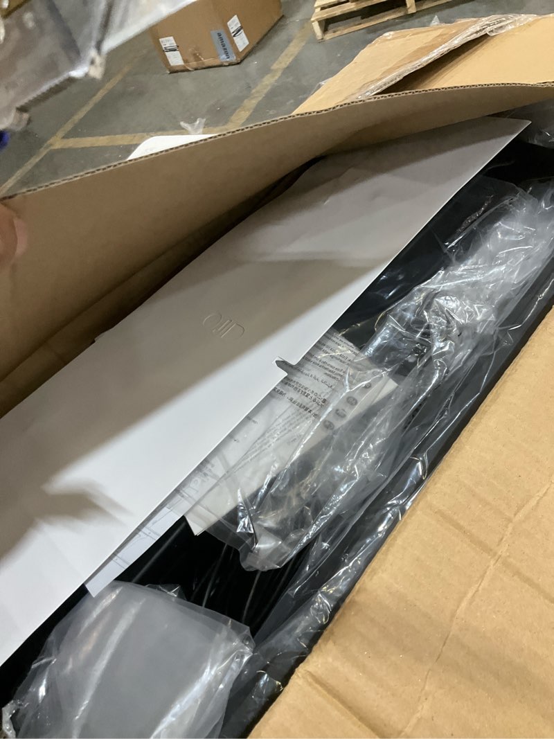 Condition photo showing Good Condition for wali motorized ceiling tv mount flip down for 37-75” flat curved tvs, electric ceiling mount tv bracket with remote, fits flat & pitched ceiling, up to 99 lbs, mounting holes 600x400mm(fcm604a), black 600x400mm 2.2 feet