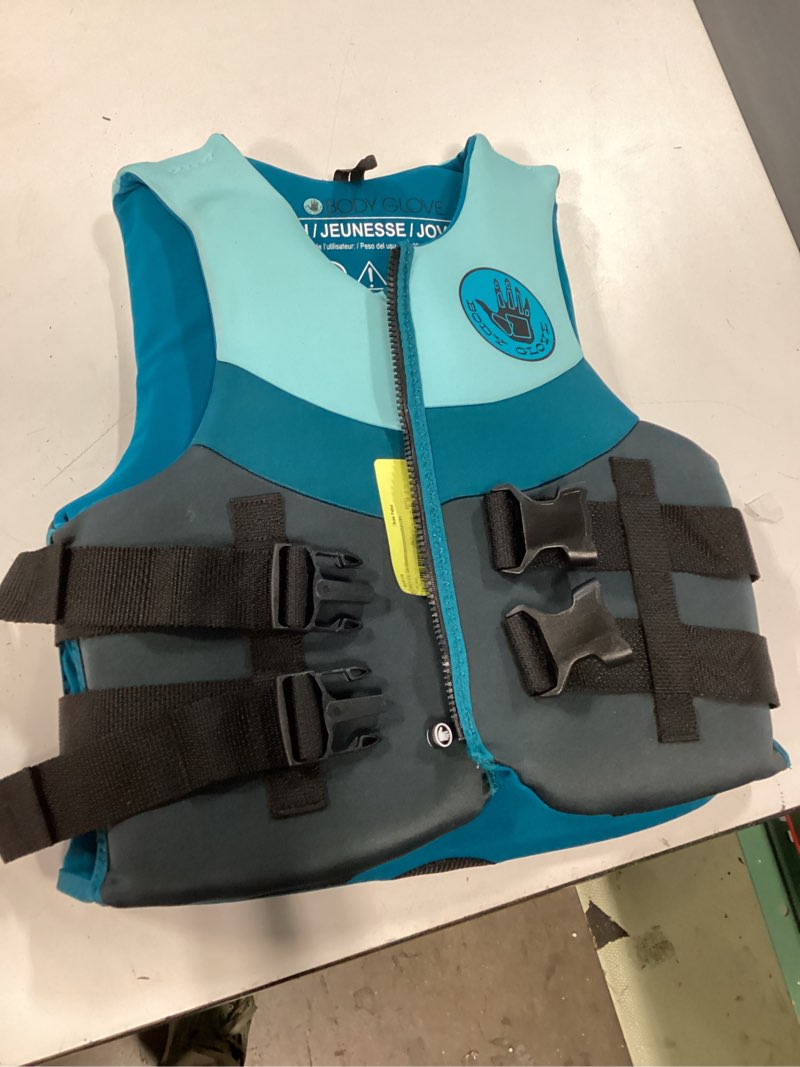 Condition photo showing Good Condition for body glove youth neoprene pfd life jacket and vest, boy, 55-88 lbs., blue medium