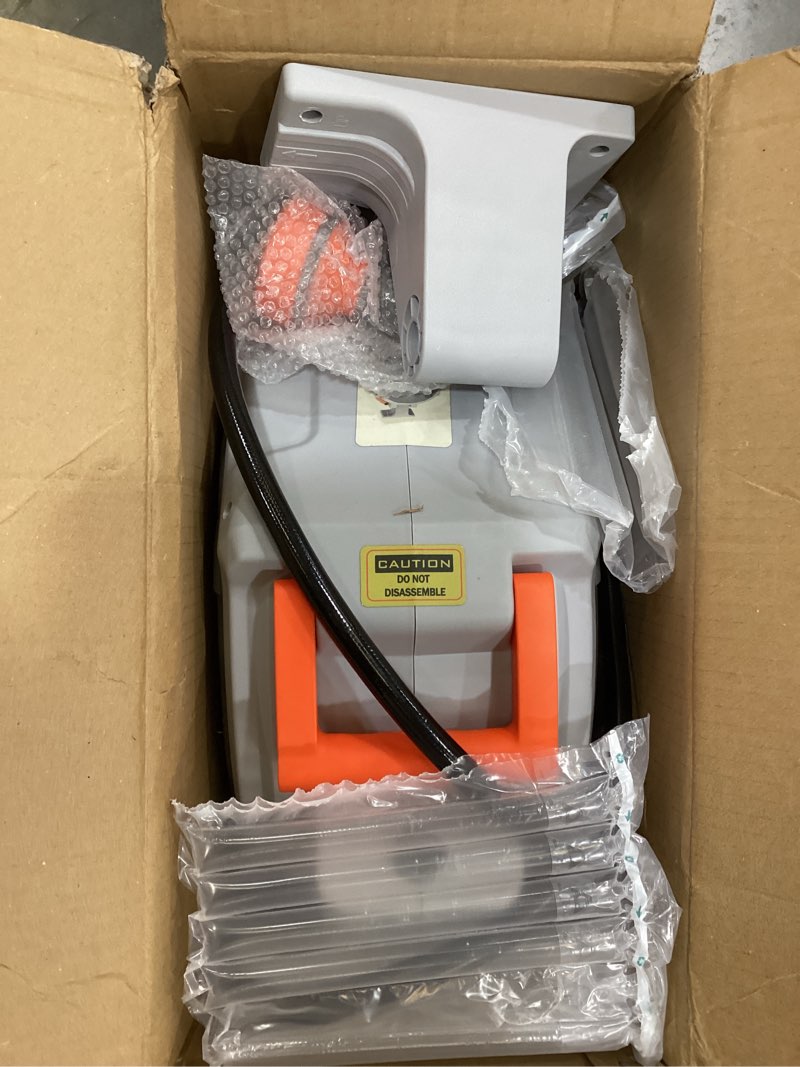 Condition photo showing Good Condition for vevor retractable garden hose reel, 1/2 inch x 84 ft wall mounted heavy duty garden hose reel with 9 patterns nozzle, any length lock, upgraded slow return system and 180°swivel bracket 1/2 in x 84 ft