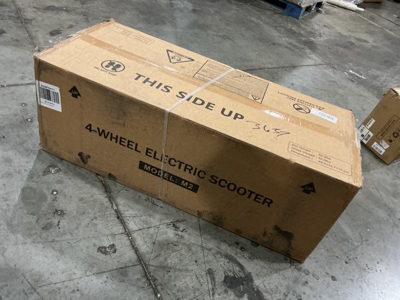 Condition photo showing New/Like New for M2-purple eletric scooter