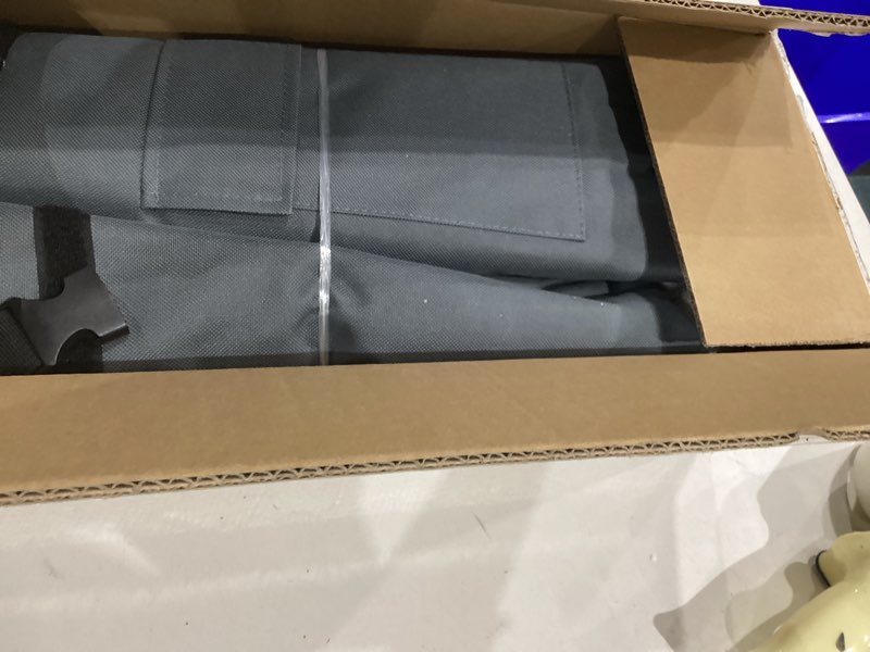 Condition photo showing Good Condition for generator tent with bracket, generator covers while running, waterproof heavy duty tarps, rooftop design no water accumulation, 1680d+210d double layer, 28" x20" x20", gray gray,with bracket 28x20x20