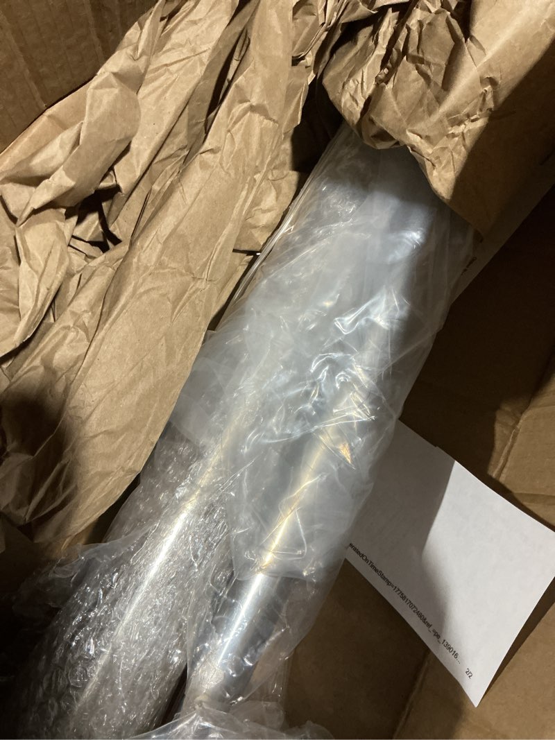 Condition photo showing As Is for hicarer 2 pcs 1-1/2" od 304 stainless steel tubing 2 feet length round metal tube stainless steel pipe wall weldable tubing 1-1/2" od 0.06" wall thickness 2 feet length 2