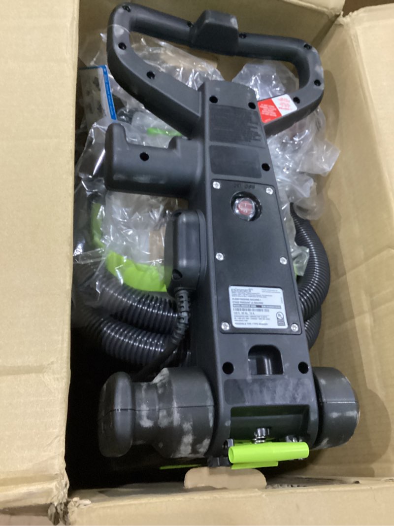 Condition photo showing Good Condition for (not tested)bissell® big green® pet pro carpet cleaner with 8 row xl dirtlifter powerbrush, 9-inch long reach hose, 2 upholstery tools, includes pet pro oxy urine eliminator formula black/greeno
