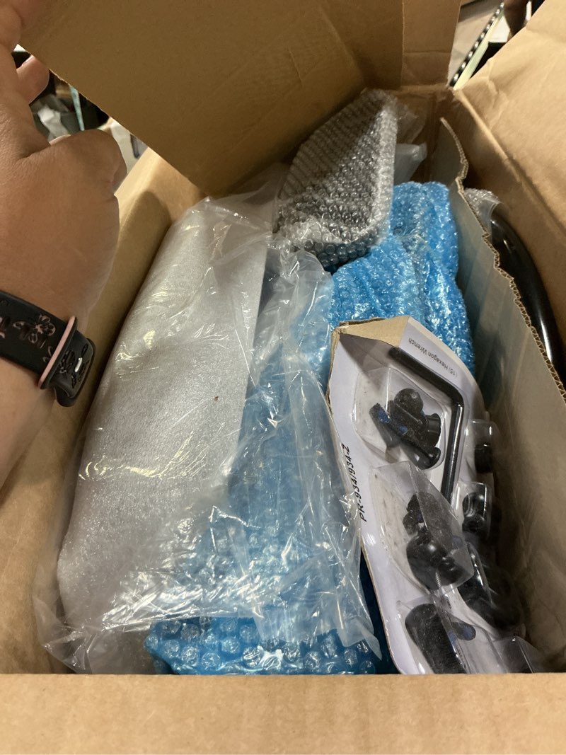 Condition photo showing Good Condition for Primy Drafting Chair Tall Office Chair with Flip-up Armrests Executive Ergonomic Computer Standing Desk Chair with Lumbar Support and Adjustable Footrest Ring (Black) 934-Z Black