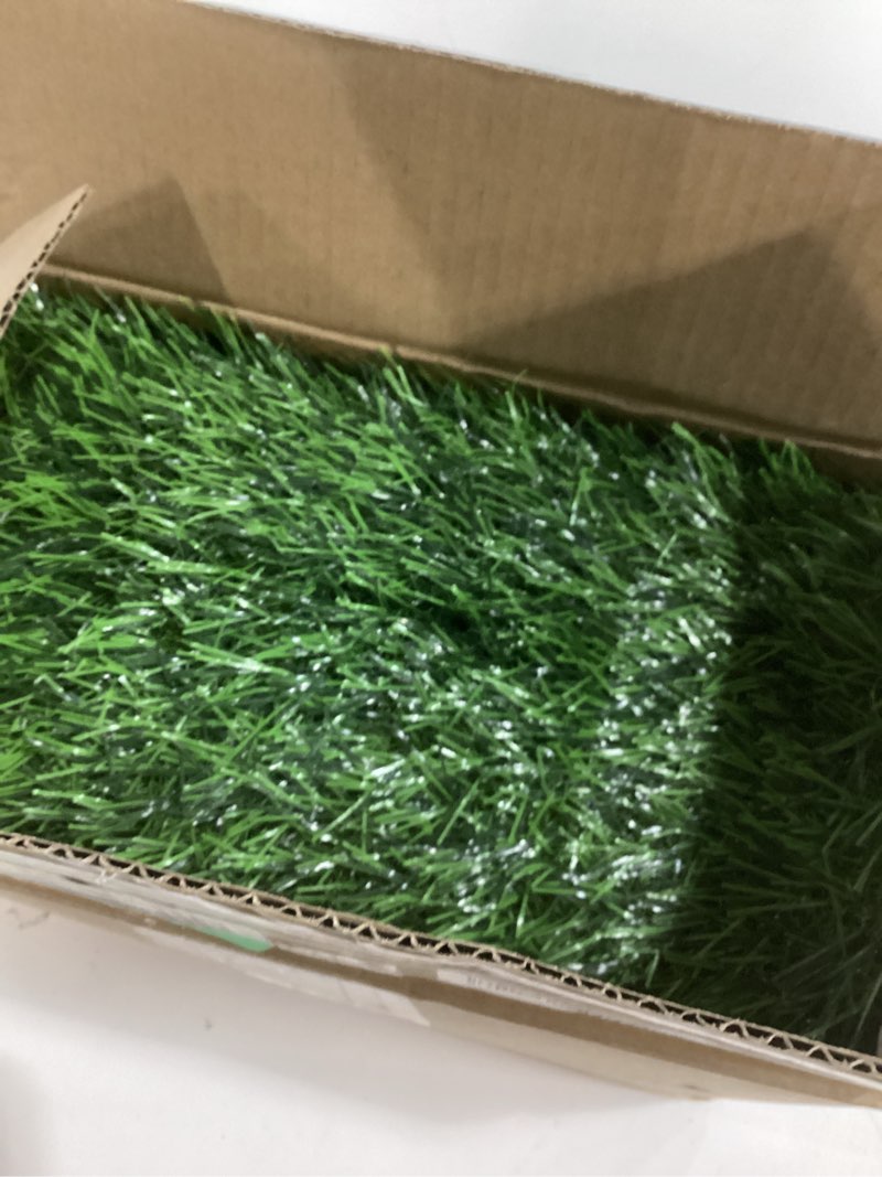 Condition photo showing New/Like New for Artificial Grass, Dog Pee Pads, Professional Dog Potty Training Rug, Grass Mat with Drainage Holes, Pet Turf Indoor Outdoor Flooring Fake Grass Doormat-Easy to Clean