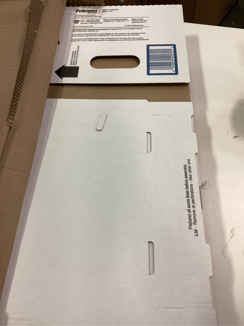 Condition photo showing Good Condition for Bankers Box 12 Pack Standard Duty File Storage Boxes, Standard Assembly, Removable Lid, Letter/Legal (0071301)