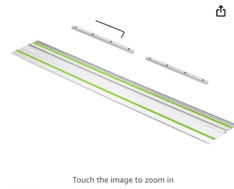  track saw guide rail for festool track saw, 55" guide rail with connector?in guide rail?for