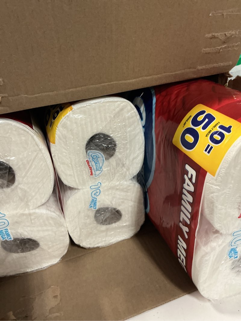 Condition photo showing Good Condition for charmin ultra strong clean touch toilet paper, 24 family mega rolls = 120 regular rolls family mega 24 rolls (275 sheets)
