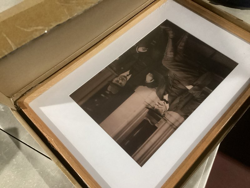 Condition photo showing Good Condition for Heimlove 11x17 Picture Frames Natural Teak,Original Wood Hand Make Crafted Diploma Frame with Mat to 8x12 Graduation Picture Display,Family Picture,Wedding Picture,Photo,Certificate Wall Mounted 11"x17"|mat to 8"x12" Natural Teak