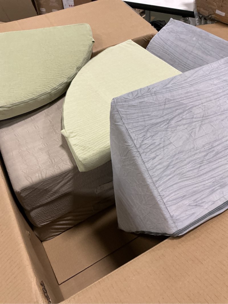 Condition photo showing As Is for Piece Toddler Climbing Toys Indoor, Foam Climbing Toys for Toddlers, Soft Play Baby Climbing Blocks for Crawling and Sliding, Safe Climbing Play Set Indoor Gym Equipment for Toddler1-3, Infant, Baby Similar