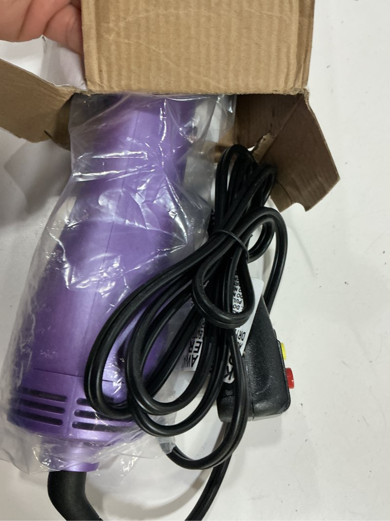 Condition photo showing Good Condition for hot air brush, aima beauty salon one-step hair dryer and volumizer, 4-in-1 hair dryer brush, hair styling tools, purple-round 1.26"/ 32mm round barrel purple