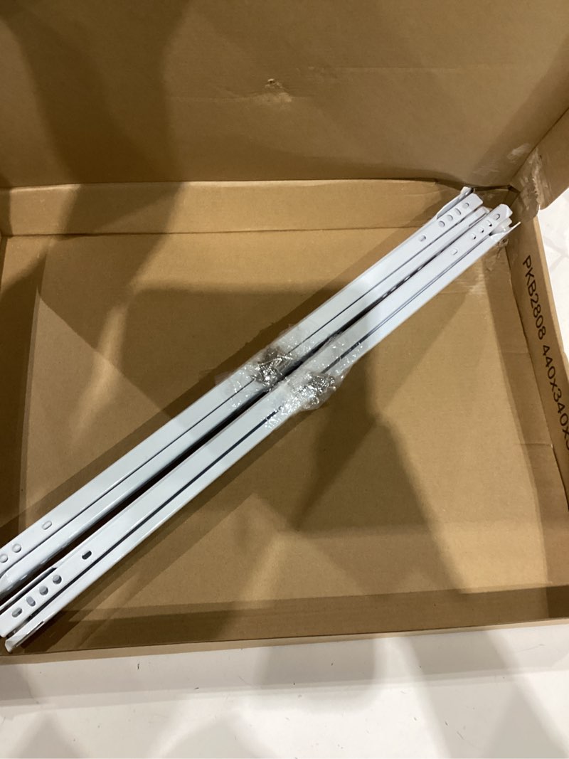 Condition photo showing As Is for uxcell 2 Pair Drawer Slides, 20 Inch Drawer Slide Heavy Duty Side Bottom Mount Drawer Glides Replacement for Cabinet Dresser Drawers 20 Inch 2