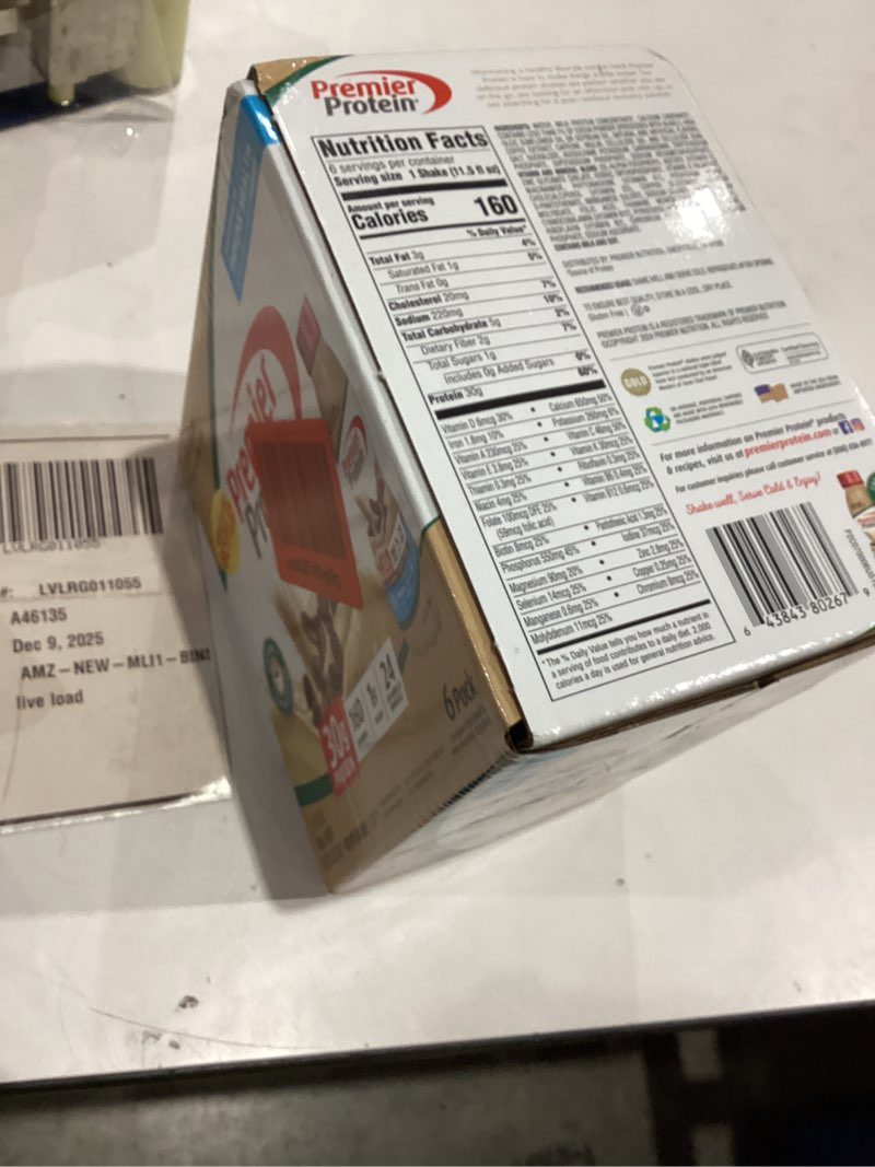 Condition photo showing New/Like New for Premier Protein Shake, Café Latte, 30g Protein, No Added Sugar, 24 Vitamins & Minerals to Support Immune Health, 11.5 fl oz, 6 Pack (Packaging May Vary) Cafe Latte 11.5 Fl Oz (Pack of 6)