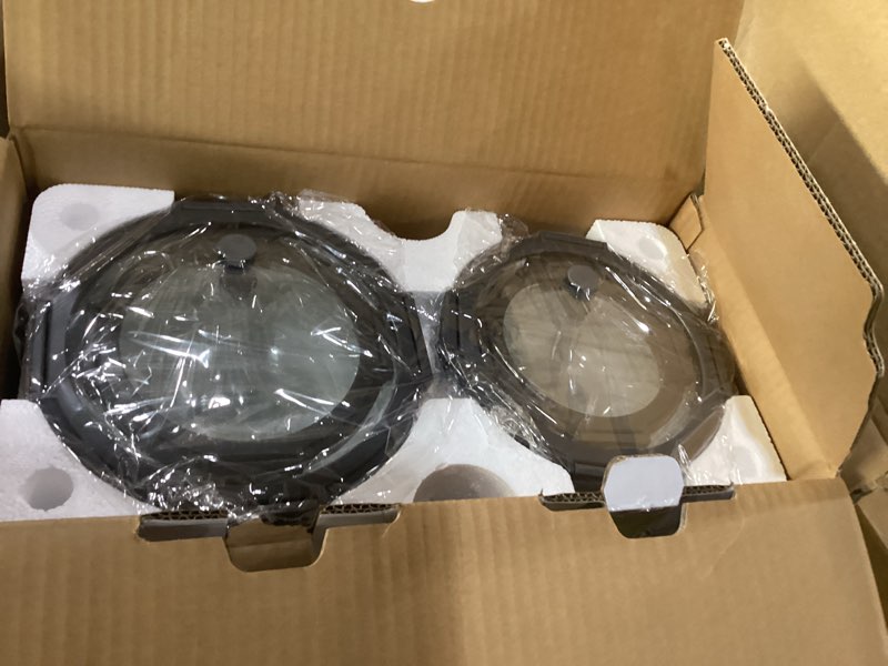Condition photo showing New/Like New for 12-pack glass containers with tempered lids – borosilicate, oven-safe(-4°f~950°f), airtight, bpa-free, multi-size for meal prep, dishwasher safe (gray)