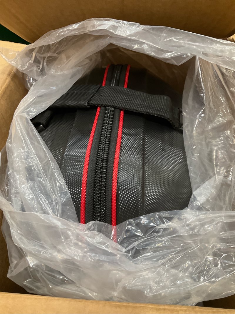 Condition photo showing Good Condition for golf travel bags for airlines with wheels, hard case top and 1680d heavy duty oxford protect golf clubs, lightweight and easy to maneuver ravenfire