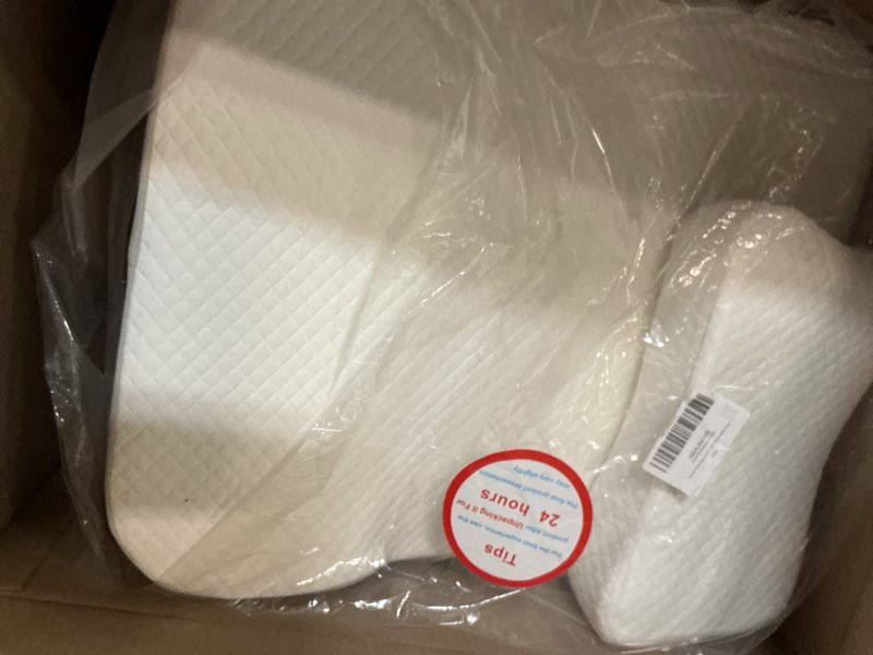 Condition photo showing Good Condition for Daneey Wedge Pillow for Side Sleepers with Arm Hole, Adjustable U-Shaped Headrest Pillow for Adults, Relieves Neck, Back, Shoulder Pain, Removable Cover