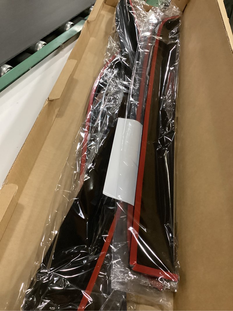 Condition photo showing Good Condition for window visors rain guards for 2019-2025 dodge ram 1500 crew cab (new body style), out-channel window vent wind deflectors visors shades for 19-25 ram 1500 full-size cab 2019-2025 ram 1500 crew cab