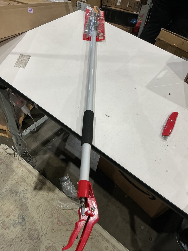 Condition photo showing Good Condition for 4.6-10 ft tree trimmers long handle pruner with long reach pole saw, extendable tree pruner cut and hold pruning trimmer, telescoping fruit picker pole tools for branches bypass lopper